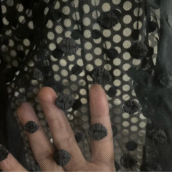 Lord & Taylor Sheer, Button-down, Collared Blouse Size XL Free with Purchase - Picture 4 of 10